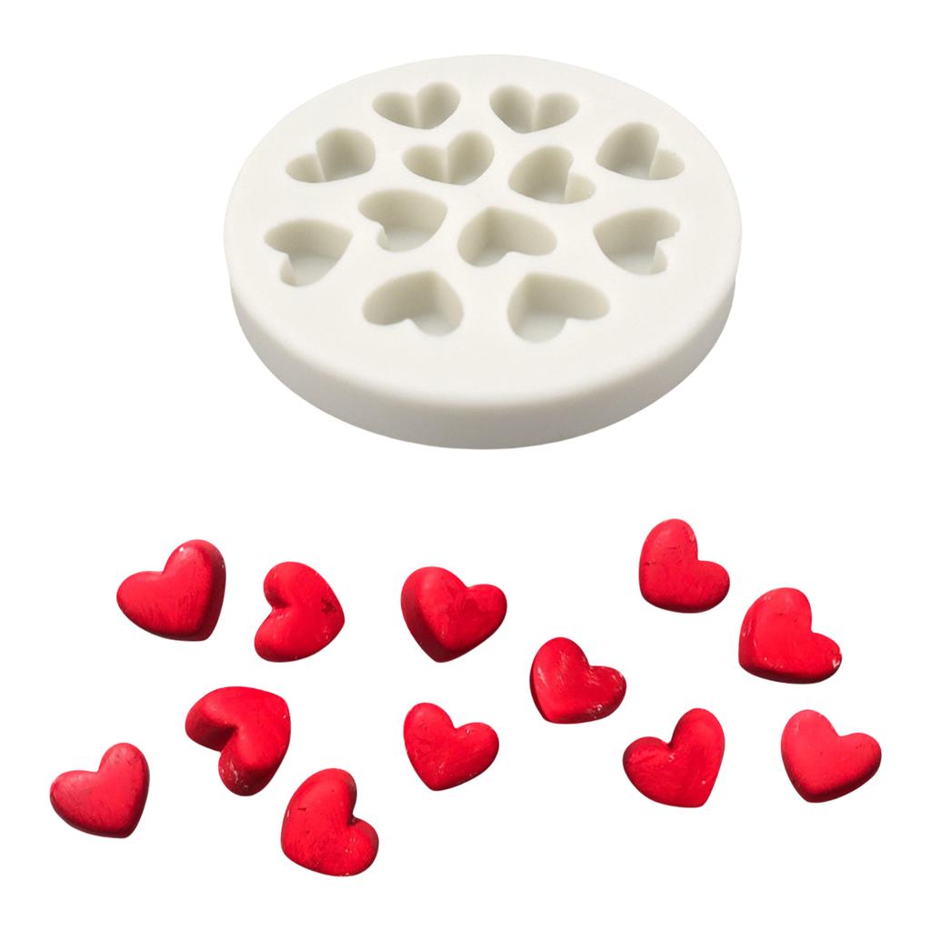 Multi Cavity Silicone Bakewares Heart Shaped Molds for Chocolate Cake Fondant Candy Baking Tool Kitchen Accessories