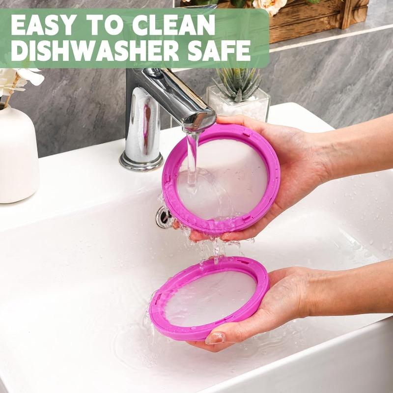 1-10PCS Silicone Food Storage Container Double Sided Lid Mini Fridge Organizer for Fruits Vegetables Fresh Keeping Kitchen Box