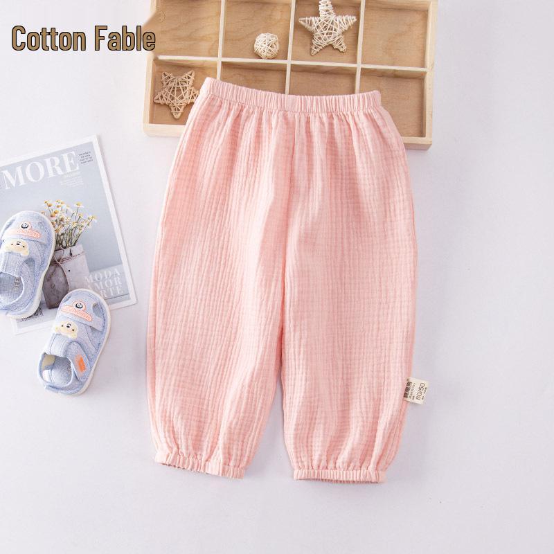 Baby Cotton Bloomers for Boys & Girls - Lightweight, Anti-Mosquito Pants for Spring, Summer & Autumn