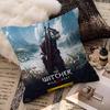 Hot-The-W-Witcher-Game Cushion Cover Pillowcase Upholstery Sofa Throw Pillow Home Decor Pillowcas
