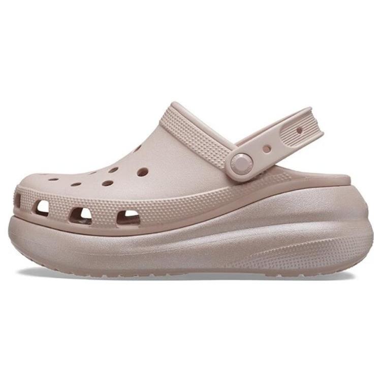 Crocs Classic Crush Shimmer Clog  Pink  Men s 208591-6TY