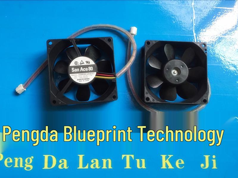 

12V Double Ball Bearing 8CM Chassis Cooling Fan, Model 109R0812H4D01 Original 3-PIN Connector