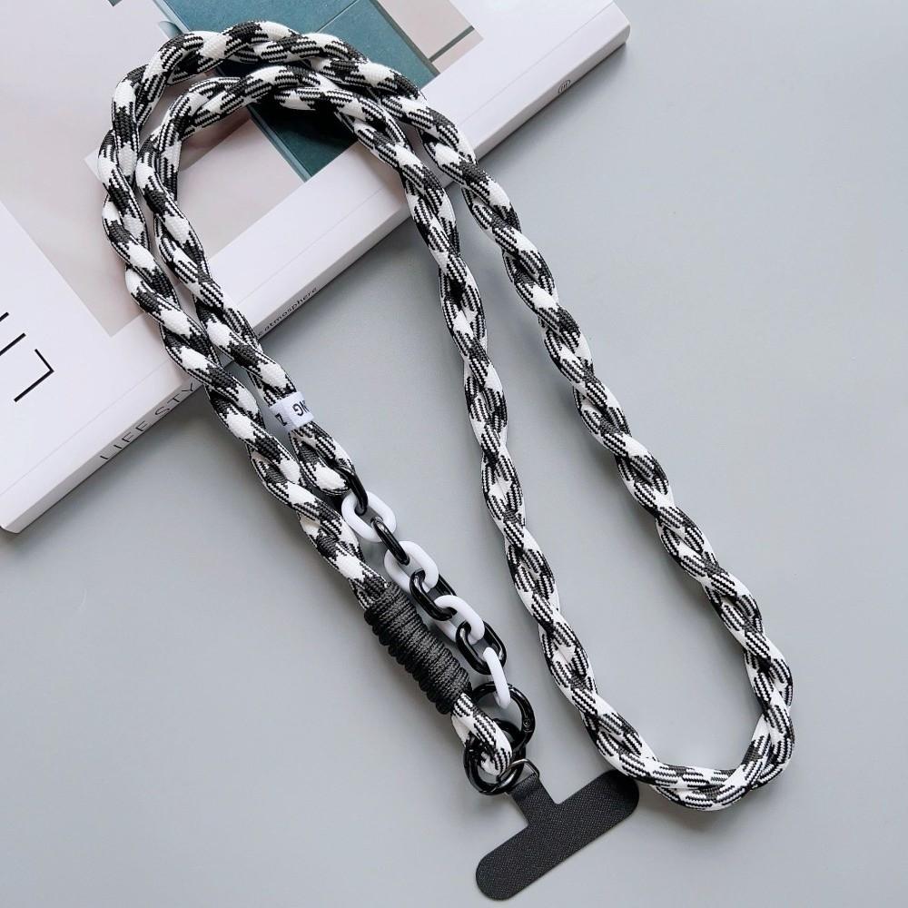 Dopamine Braided Phone Lanyard Anti-lost Neck Hanging Cord  Phone Charm Accessories