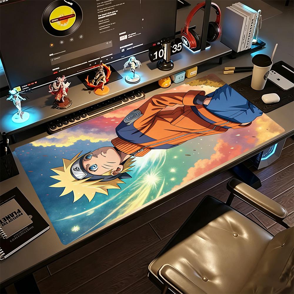 Naruto Gaming Mouse Pad Desk Mouse Pad HD Print Desk Pad Non-Slip Rubber Base Perfect Gift for Gamers