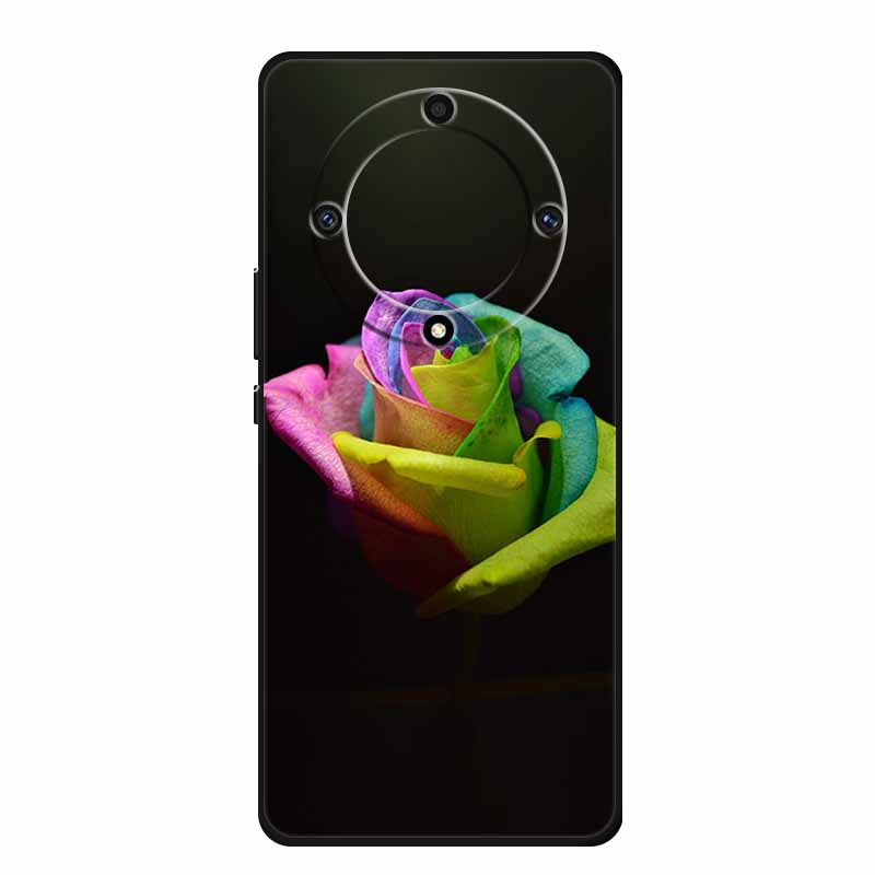 For Honor X9a 5G Cover RMO-NX1 HonorX9a Soft TPU Silicone Painted Cat Phone Case for Huawei Honor X9A Coque Bumper X 9A X9 A Bag