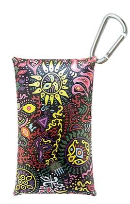 

hide X JAPAN The 23rd Memorial PSYCHOVISION hide MUSEUM Since 2000 Merchandise Case with Carabiner, Clear Case (Psychedelic Paint Pattern)
