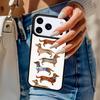 Dackel Hund Handyhülle Für iPhone 17 Air 14 15 13 12 Max Hülle Für Apple 14 15 16 16e 11 Pro Max Plus Coque