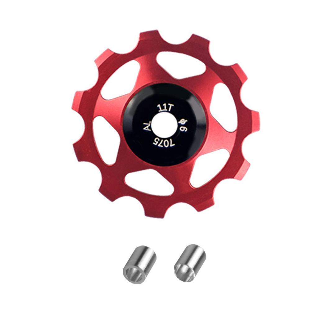 11T Bicycles Rear Derailleur Jockey Wheel Steel Bearing Pulley Road Bike Guide Roller Bicycles Rear Guide Wheel