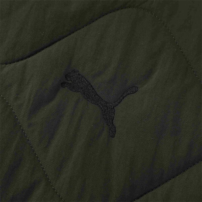 Puma Lightweight Padded Solid Color Fashion Casual Comfortable Jacket Men Jacket Dark-Olive 632291-70