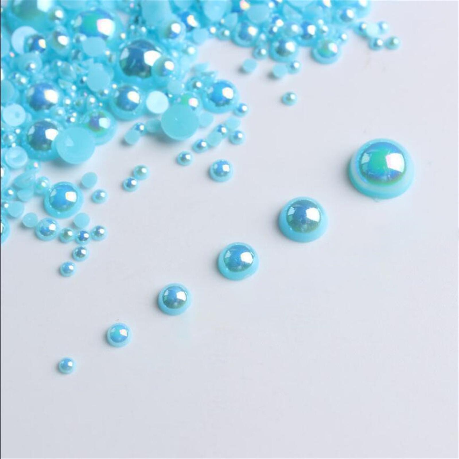 

1000 шт. смешанного размера, жемчужины для дизайна ногтей, 3D-бусины для ногтей, стразы, украшения, инструменты для самостоятельного изготовления, принадлежности для маникюра для женщин 19