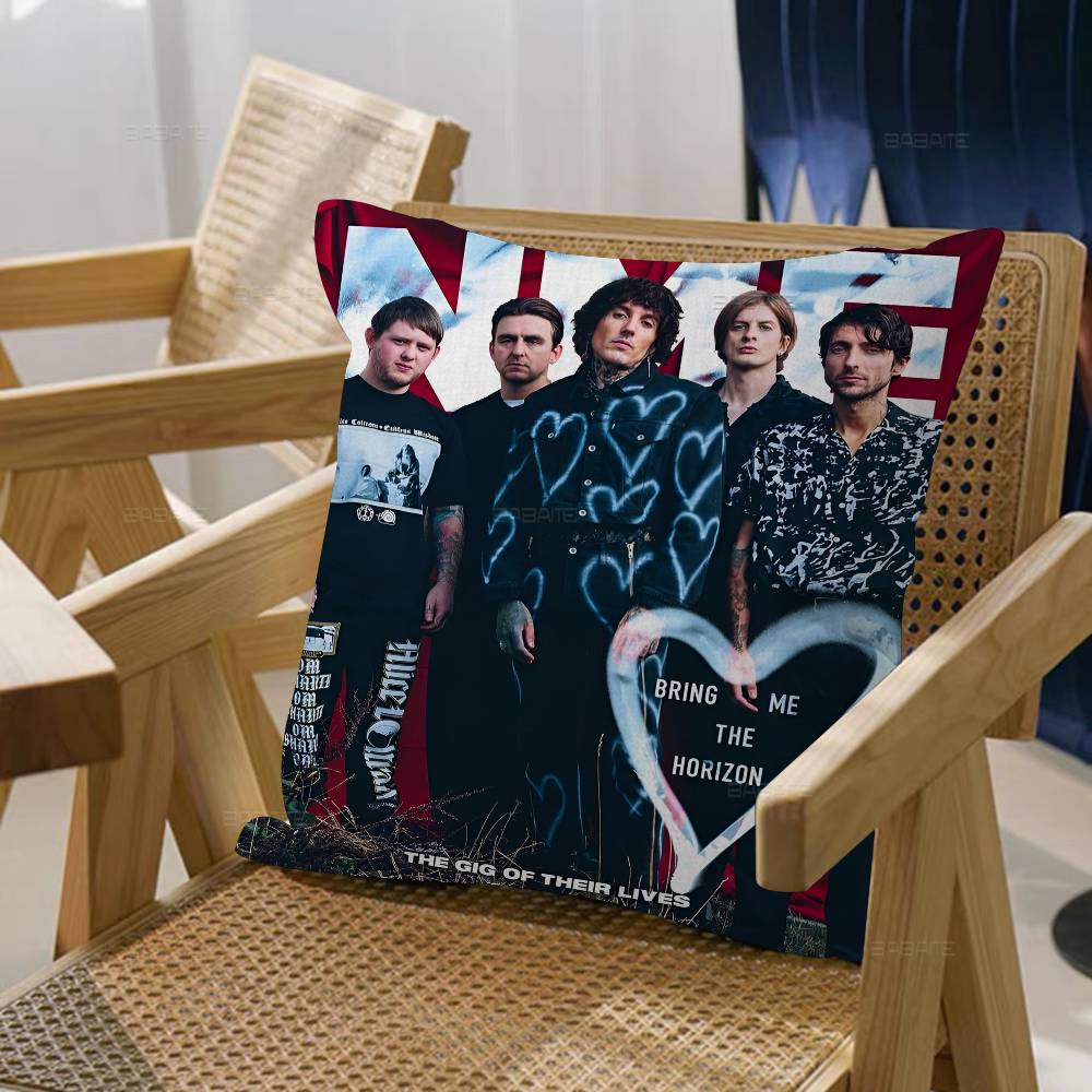 Band B-Bring Me The H-Horizon Pillowcase toon Gift Cushion Cover Bedroom Home Sofa Chair Seat Decor pillow case
