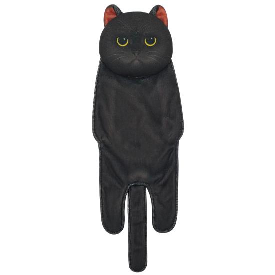 Hand Towel Adorable Cartoon Cat Shaped Towel Soft Absorbent Hanging Towel