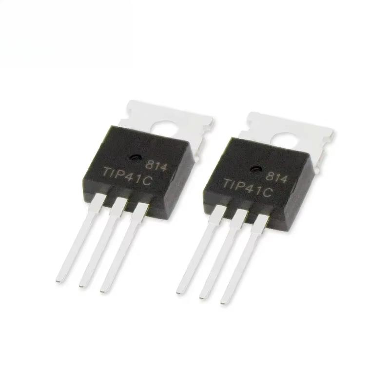 5/10 STÜCKE TO-220 Transistor TIP41C TIP42C 100V 6A NPN Transistoren TIP41 TIP42 IC-Kits