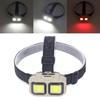 LED COB Headlamp Super Bright USB Rechargeable Lightweight  Mounted Flashlight with Motion Senso