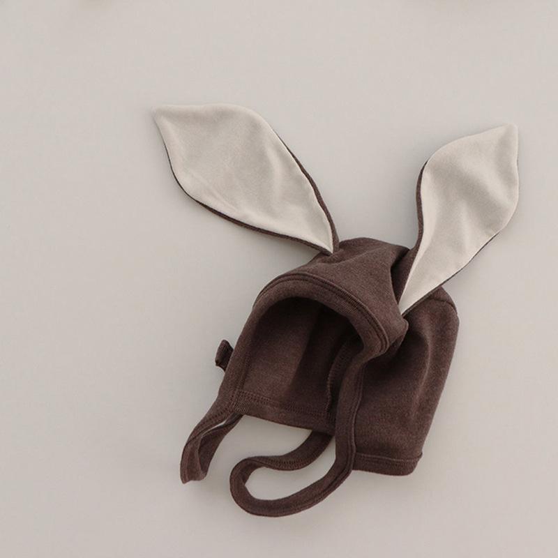 2024 Bunny Ears Baby Jumpsuit - Koreanisches Kinder-Herbstkrabbelset mit Bauchschutz