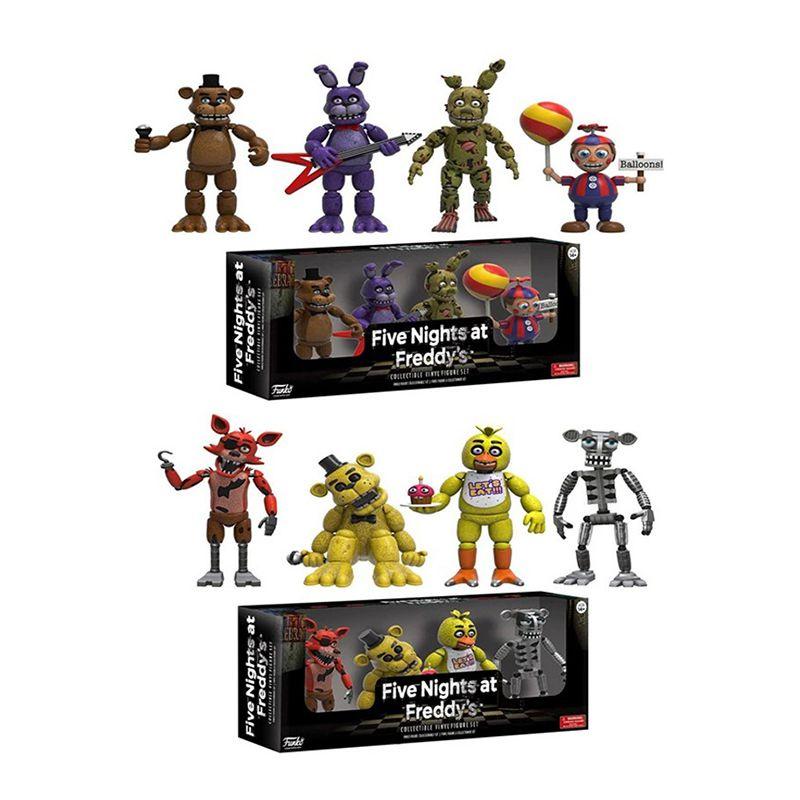Stunning 4pcs Five Nights At Freddy's Pizza Simulator Action Figures For Ultimate Collection