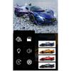 1/32 Apollo Project EVO Alloy Cast Toy Car Model Sound and Light Children's Toy Collectibles Birthday Gift
