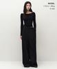 MUSINSA STANDARD WOMAN Women'S Wide Ribbed Slim Off-Shoulder Knit [Black]