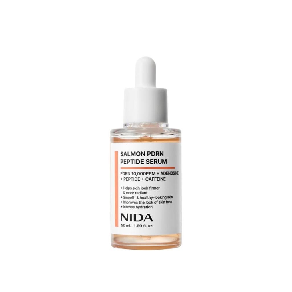 Nida Set Skincare Coreano Siero Peptidico PDRN Crema Contorno Occhi Crema Idratante Viso