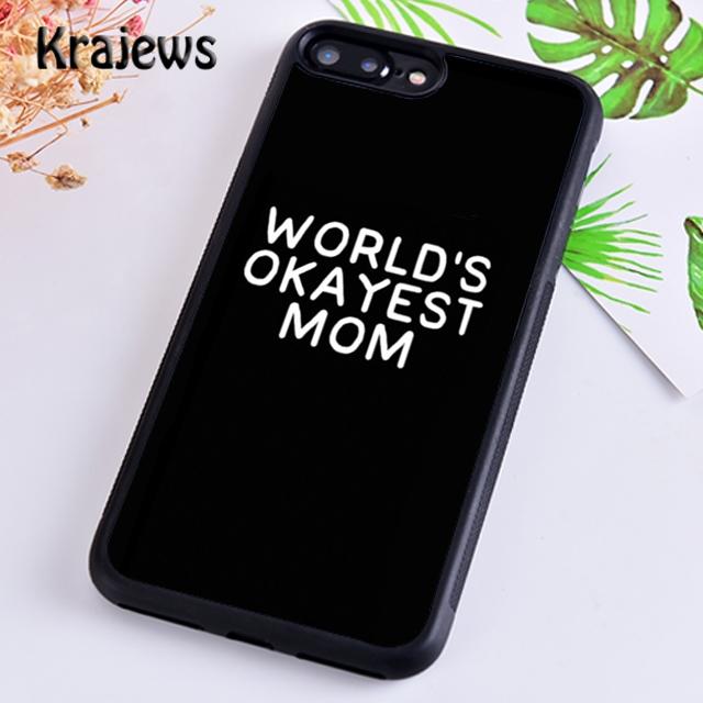 

Krajews Best Mom Ever Phone Case Cover For iPhone 17 Air 16 15 14 plus 12 13 pro max coque Shell Fundas iPhone 14pro
