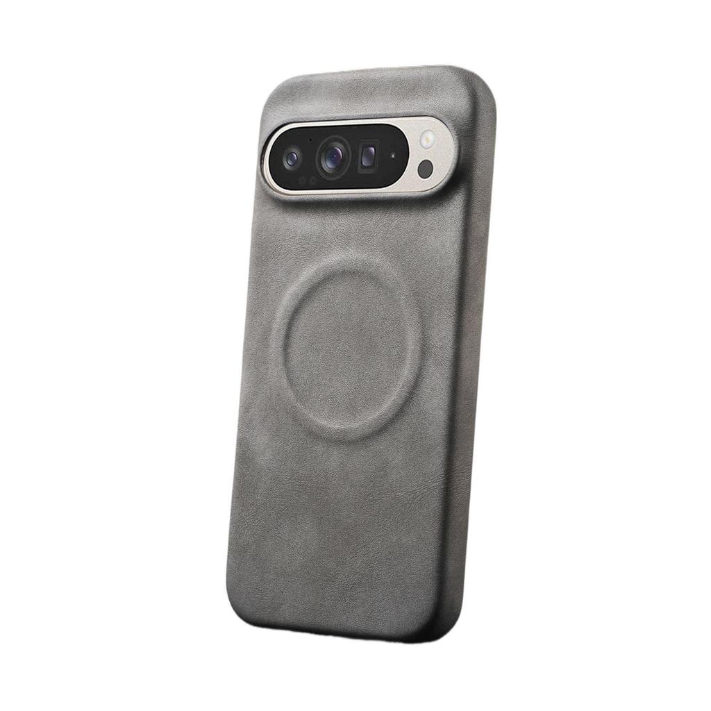 Google Pixel 10 Pro Yapa Leather Magnetic Case - Drop-proof, Skin-feel Protective Cover for Pixel 9/8