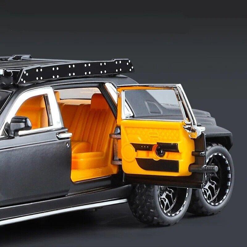 1/32 Rolls-Royce Phantom 6x6 Slitina Pickup Odlévaný Model Auta - Zvuk a Světlo Dárek