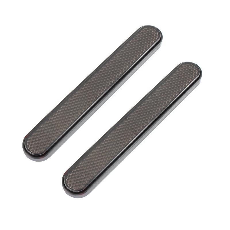 1Pair Motorcycle Long Oval Reflector Front Fork Reflective Sticker Warning Sign Front And Rear Mudguard Reflectors Car Accessory