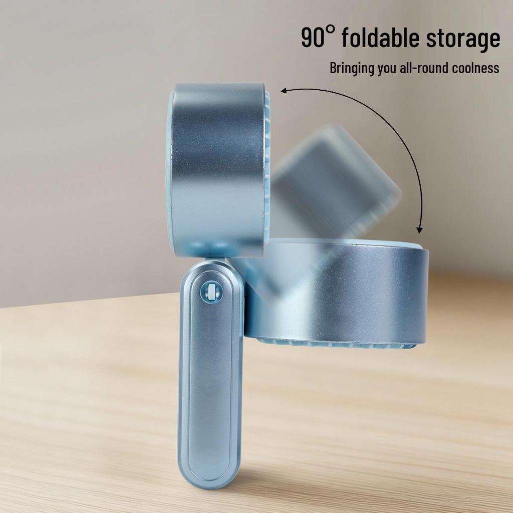 Portable USB Rechargeable Handheld Fan - Strong Wind, Foldable, Summer Essential