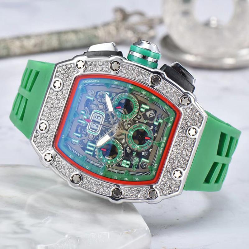 Barrel-Shaped Quartz Watch with Multifunctional Design and PU Strap