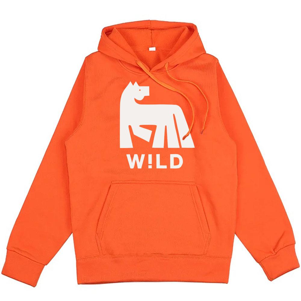 W!LD Album Grafik Kapuzenpullover Russ Sänger Lustiger Cartoon Print Sweatshirts Fleece Locker Unisex Streetwear Herren Damen Kleidung Grunge