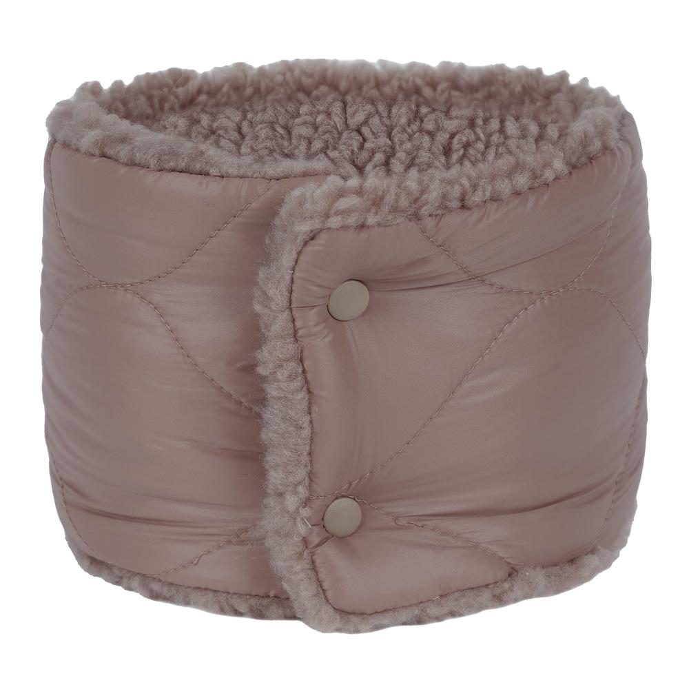 Winter Thickened Warm Down Women's Neck Protection Lamb Fleece Bib