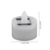 Solar Powered Tea Candles LED Dusk To Dawn Lighting Sensor Smokeless Outdoor Lighting Reusable Waterproof Flameless Candles