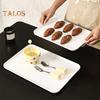 Serving Tray Platter Rectangular Vegetable And Fruit Trays for Snack Dessert Cookie Cheese Plastic Platters Large BPA Free Food Trays Party Supplies