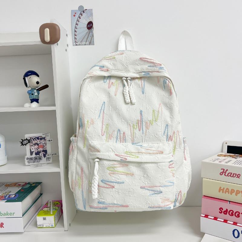 College student high value weight reduction schoolbag cute soft girl backpack ins bag women's versatile mini backpack