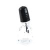 2ml/3ml Empty Nail Polish Clear Glass Bottle Storage Container with Black Cap