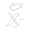 Stainless Steel Trash Rack Foldable Kitchen Desktop Office Trash Holder Trash Bag Towel Hanger Kitchen Garbage Bin  Garbage Can