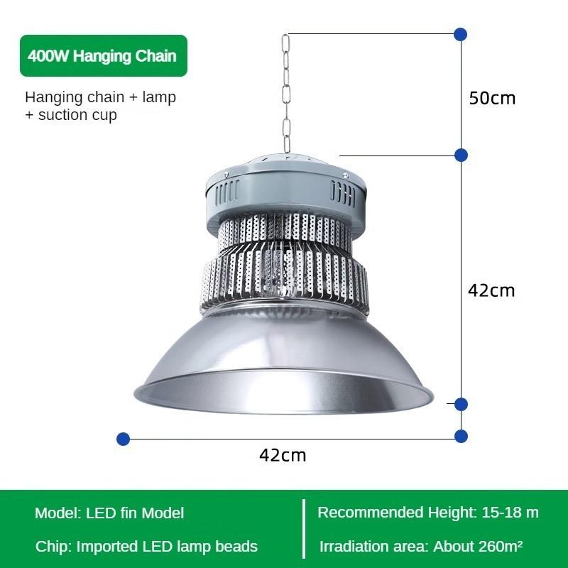 220V High Brightness Energy-saving Waterproof LED Industrial Mining Light Workshop Lighting Lamp Industrial Pendant Light