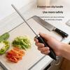 Messer Schleifstahl Premium Kohlenstoffstahl Langlebiger Messerschleifer mit Anti-Rutsch-Griff für Zuhause Restaurant Koch Täglichen Gebrauch