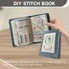86Pcs/Set Handmade Needlework Embroidery Stitch Book Kit Embroidery Sewing Book  Craft Learning