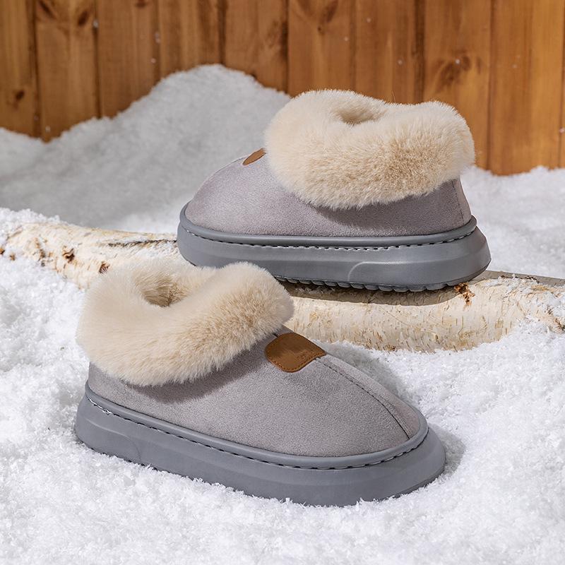 Bear Head EVA Snow Boots: Wrap-Around Heel, Non-Slip, Odor-Resistant, Plus Velvet, Thick Sole, Warm Winter Outdoor Boots.