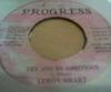 7inch Record LEROY SMART  Try And Be Ambitious NONE Progress 1989 Jamaica Reggae Ska  Dub Used