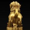 Pixiu (mythical creature) - Male and Female Pair - Copper - Feng Shui Charm - A Set of 2 - A Feng Shui Item for Attracting Wealth, Gambling Luck, and