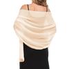 Women Transparent Chiffon Shawl Elegant Soft Silky Breathable Lightweight Wedding Accessory Bridesmaid Evening Dress Wrap