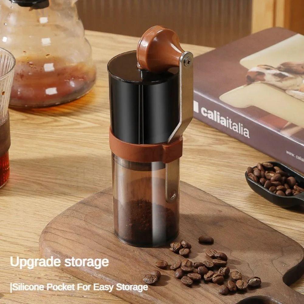 Ceramic Grinding Core Hand Crank Coffee Mill Double Bearing Design Bean Grinder Camping