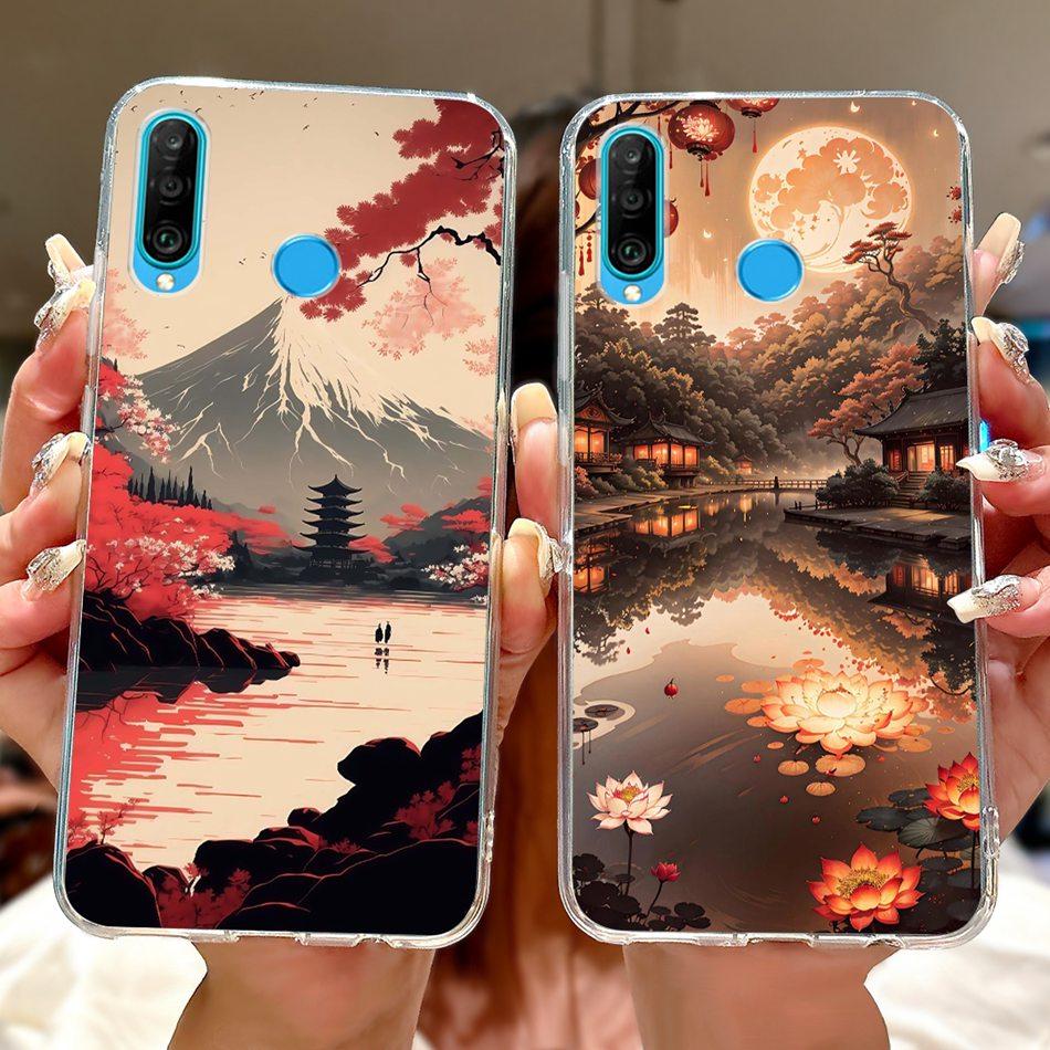 For Huawei P30 Lite P 30 P30 Pro Cool Dragon Tiger Painting Phone Case For Huawei P30 P30Pro P30lite Soft Silicone TPU Cases