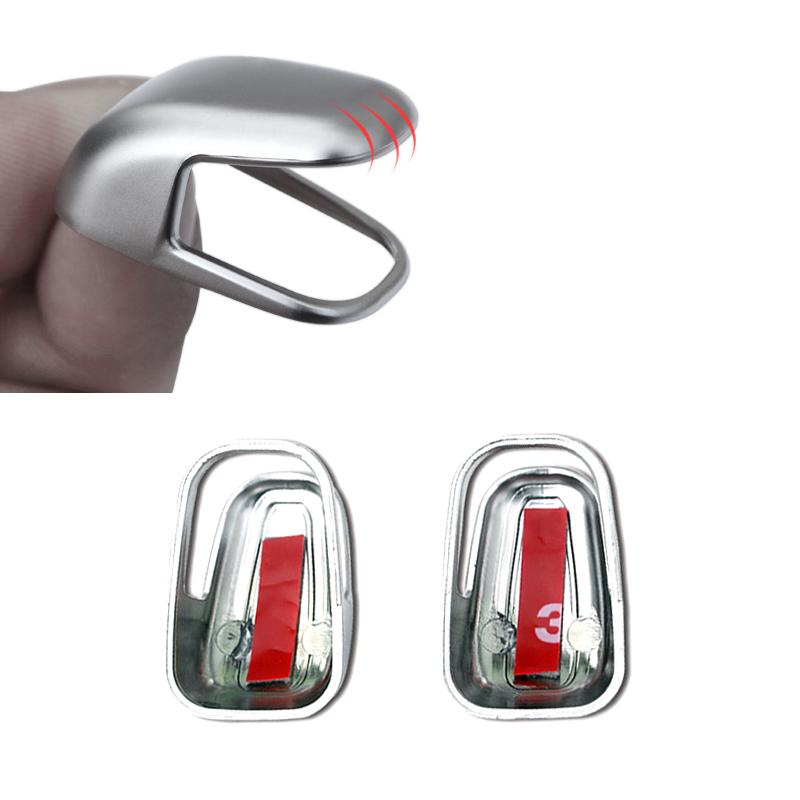 2pcs Car Styling Interior Window B Pillar Hook Silver Cover Trim For Mercedes Benz E CLS S Class W212 W213 W222 2014 2015 2016