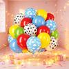 40 Palloncini Multicolore Palloncini Stampati Per Il Compleanno Di Un Bambino Festa A Tema Storia E Calcio Decorazioni