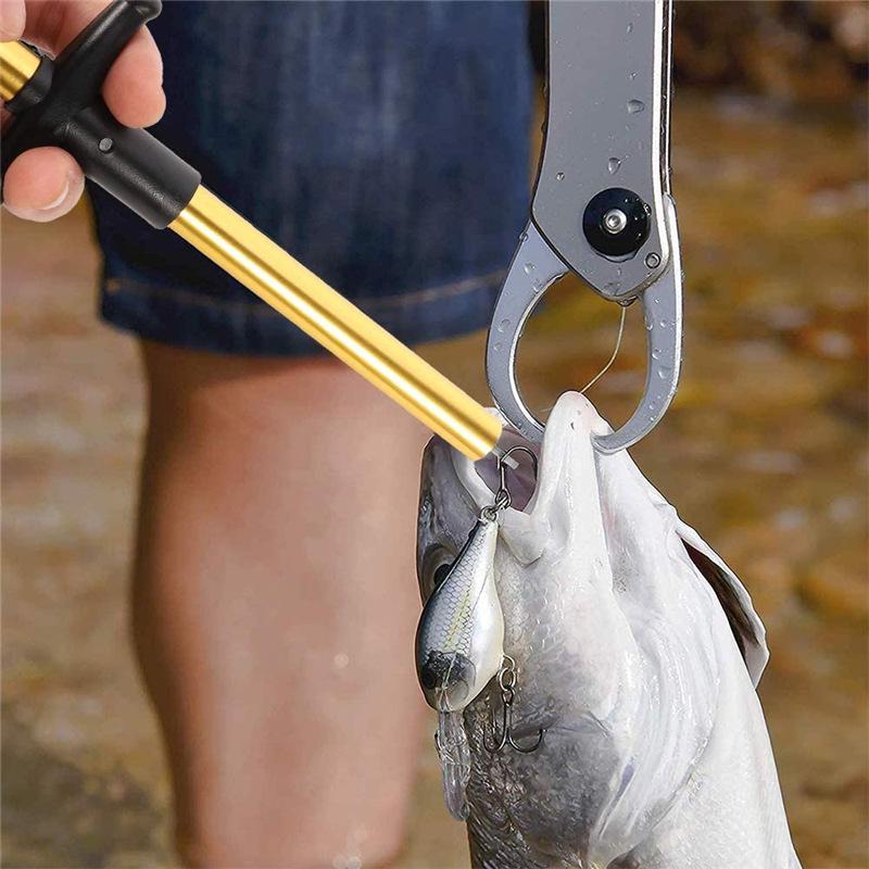 Portable Aluminum Quick Release Deep Throat Fish Hook Remover
