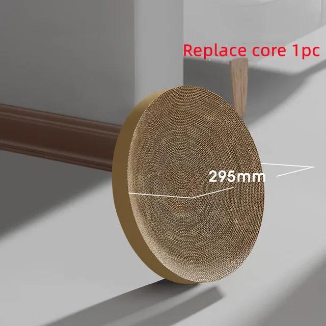 

Круглая кровать-когтеточка для кошек, доска для царапания кошек с игрушкой-мячом, забавная когтеточка для кошек, скребок для заточки ногтей, может заменить гнездо для кошек