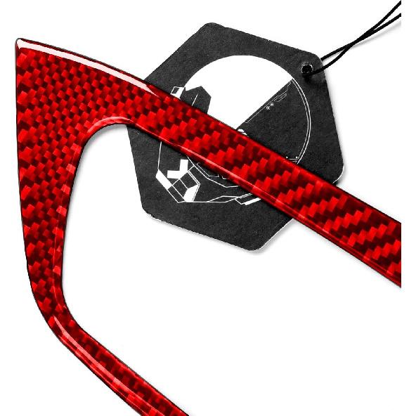 for Honda Accord 9th Gen 2013-2017 Accessories Door Handle Red | Real Carbon Fiber, for Honda Accord 9th Gen 2013 2014 2015 2016 2017, Interior Trim